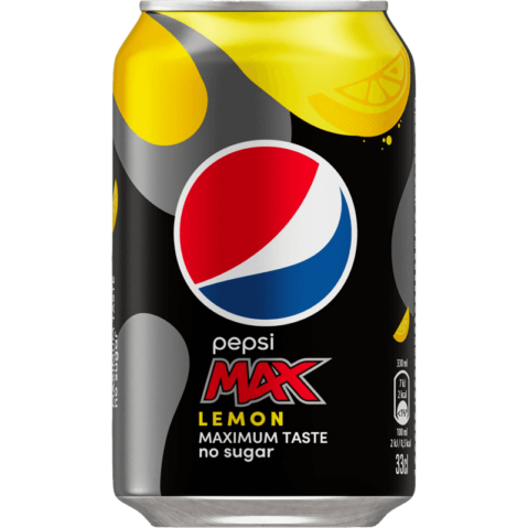 Pepsi Max No Sugar Lemon 330ml — Zerojoogid.ee