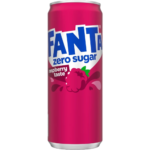 Fanta Zero Sugar Raspberry 250ml ALE