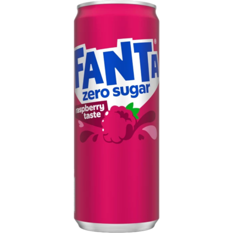 Fanta Zero Sugar Raspberry 250ml ALE